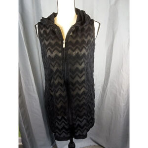 Apt. 9 swim suit coverup, black size S